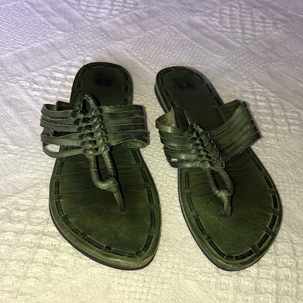 FRYE gladiator sandals .